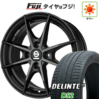 【新品国産車用4穴100】 夏タイヤ ホイール4本セット 185/55R15 デリンテ DS2(限定) OZ SPARCO トロフェオ 6J 15インチ(送料無料)｜フジ スペシャルセレクション