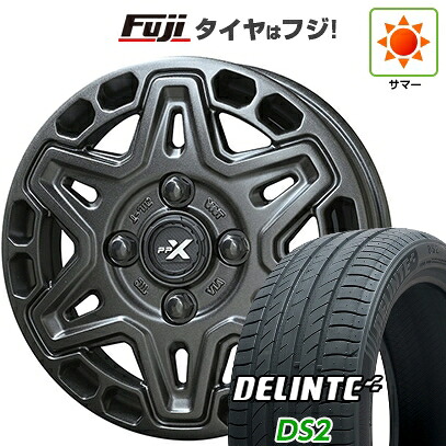 【新品 軽自動車】N-BOX タント スペーシア 夏タイヤ ホイール4本セット 155/65R14 デリンテ DS2(限定) 共豊 PPX MK6 4.5J 14インチ(送料無料) 53,700円