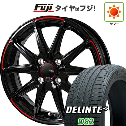 【新品国産車用4穴100】 夏タイヤ ホイール4本セット 185/55R15 デリンテ DS2(限定) モンツァ JPスタイル R55 5.5J 15インチ(送料無料)｜フジ スペシャルセレクション