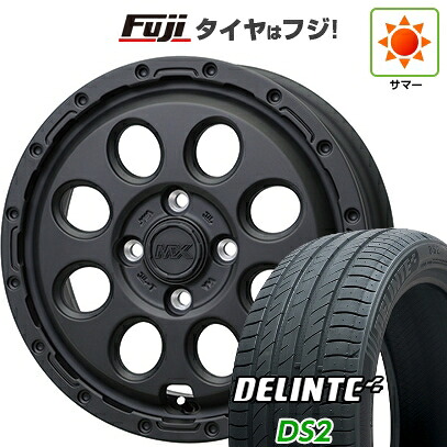 【新品 軽自動車】エブリイワゴン 夏タイヤ ホイール4本セット 165/60R14 デリンテ DS2(限定) ホットスタッフ マッドクロス リーコン 4.5J 14インチ(送料無料)