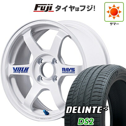 【新品 軽自動車】タフト ソリオ 夏タイヤ ホイール4本セット 165/65R15 デリンテ DS2(限定) RAYS レイズ ボルクレーシング TE37 ソニック 30th ステッカーVer 5.5J 15インチ(送料無料)|フジ スペシャルセレクション