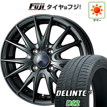 【新品国産車用4穴100】 夏タイヤ ホイール4本セット 175/65R14 デリンテ DS2(限定) WEDS ウェッズ ヴェルバ スポルトII 5J 14インチ(送料無料)