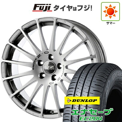【新品国産車用4穴100】 夏タイヤ ホイール4本セット 185/60R15 ダンロップ エナセーブ EC204 OZ スーパーツーリズモ GT 6.5J 15インチ(送料無料)