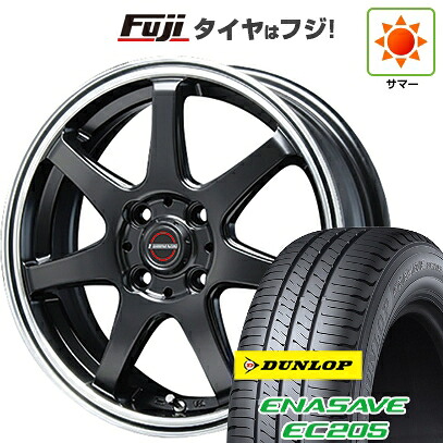 【新品国産車用4穴100】 夏タイヤ ホイール4本セット 185/60R15 ダンロップ エナセーブ EC205 ブレスト ユーロマジック タイプS-07 5.5J 15インチ(送料無料)｜フジ スペシャルセレクション