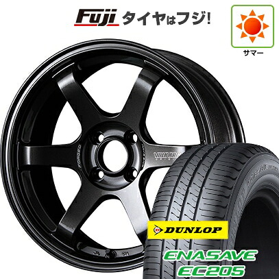 【新品 軽自動車】タフト ソリオ 夏タイヤ ホイール4本セット 165/65R15 ダンロップ エナセーブ EC205 RAYS レイズ ボルクレーシング TE37 ソニック 5.5J 15インチ(送料無料)