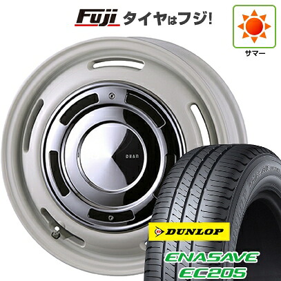 【新品 軽自動車】タフト ソリオ 夏タイヤ ホイール4本セット 165/65R15 ダンロップ エナセーブ EC205 クリムソン ディーン クロスカントリー 4.5J 15インチ(送料無料)|フジ スペシャルセレクション