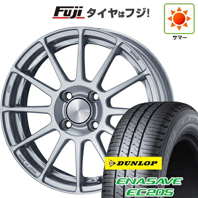 【新品 軽自動車】エブリイワゴン 夏タイヤ ホイール4本セット 165/50R15 ダンロップ エナセーブ EC205 ENKEI エンケイ PerformanceLine PF03 5J 15インチ(送料無料)｜フジ スペシャルセレクション 81,345円