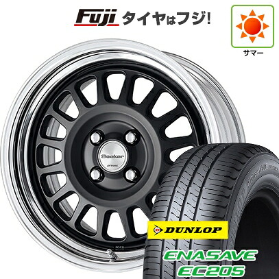 【新品国産車用4穴100】 夏タイヤ ホイール4本セット 185/60R16 ダンロップ エナセーブ EC205 WORK ワーク シーカー FD 6J 16インチ(送料無料)｜フジ スペシャルセレクション