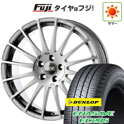 【新品国産車用4穴100】 夏タイヤ ホイール4本セット 185/60R15 ダンロップ エナセーブ EC205 OZ スーパーツーリズモ GT 6.5J 15インチ(送料無料)