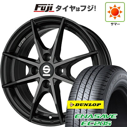 【新品】ルーミー・パッソ・ジャスティ・トール 夏タイヤ ホイール4本セット 175/55R15 ダンロップ エナセーブ EC205 OZ SPARCO トロフェオ 6J 15インチ(送料無料)