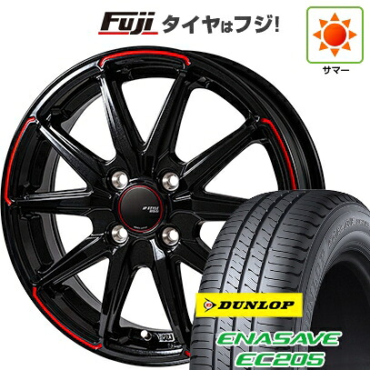 【新品国産車用4穴100】 夏タイヤ ホイール4本セット 185/65R15 ダンロップ エナセーブ EC205 モンツァ JPスタイル R55 5.5J 15インチ(送料無料)