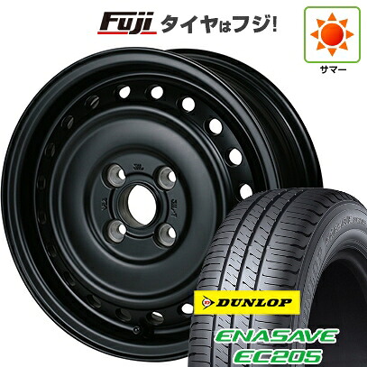 【新品 軽自動車】エブリイワゴン 夏タイヤ ホイール4本セット 165/60R14 ダンロップ エナセーブ EC205 ドゥオール アルジェノン フェニーチェ RX-6 5J 14インチ(送料無料)|フジ スペシャルセレクション
