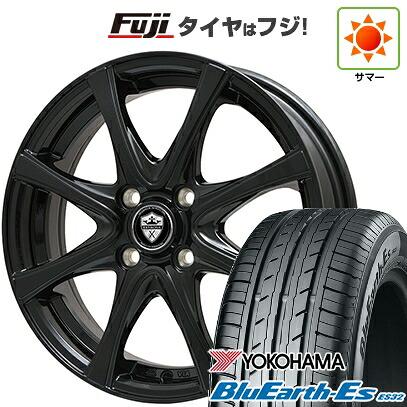 【新品】フィット 夏タイヤ ホイール4本セット 185/60R15 ヨコハマ ブルーアース ES32 エルベ エステローザ FSV グロスブラック 6J 15インチ(送料無料) 48,240円