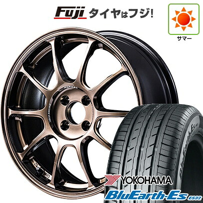 【新品】ライズ/ロッキー（ガソリン） 夏タイヤ ホイール4本セット 195/65R16 ヨコハマ ブルーアース ES32 RAYS レイズ ボルクレーシング ZE40 7J 16インチ(送料無料)