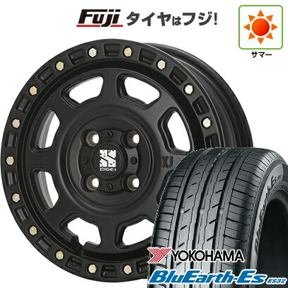 【新品国産車用4穴100】 夏タイヤ ホイール4本セット 185/65R14 86 H ヨコハマ ブルーアース ES32 MLJ エクストリームJ XJ07 5J 14インチ(送料無料)|フジ スペシャルセレクション