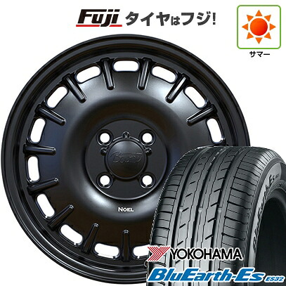 【新品国産車用4穴100】 夏タイヤ ホイール4本セット 185/65R14 86 H ヨコハマ ブルーアース ES32 オフビート バウンティコレクション ノエル 5J 14インチ(送料無料)