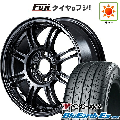 【新品 軽自動車】エブリイワゴン 夏タイヤ ホイール4本セット 165/60R14 ヨコハマ ブルーアース ES32 RAYS レイズ A LAP 6J 14インチ(送料無料)