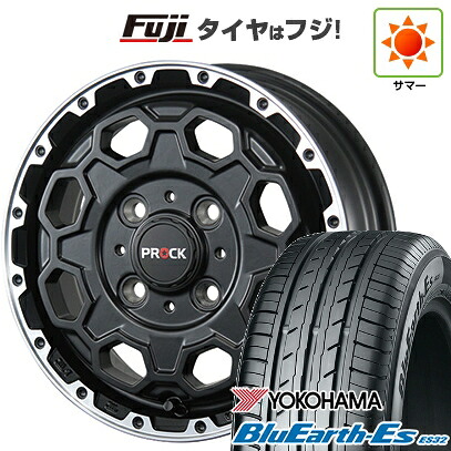 【新品】ルーミー・パッソ・ジャスティ・トール 夏タイヤ ホイール4本セット 165/65R14 ヨコハマ ブルーアース ES32 ブレスト バーンズテック プロックストリーム 5J 14インチ(送料無料)