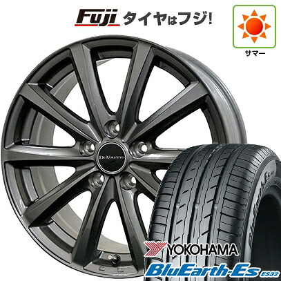 【新品国産車用4穴100】 夏タイヤ ホイール4本セット 185/70R14 ヨコハマ ブルーアース ES32 コスミック ディアヴォレット D.TEN 5J 14インチ(送料無料)