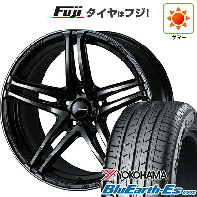 【新品国産車用4穴100】 夏タイヤ ホイール4本セット 195/55R16 ヨコハマ ブルーアース ES32 WEDS ウェッズスポーツ SA-52R 6.5J 16インチ(送料無料)