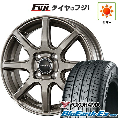 【新品 軽自動車】 夏タイヤ ホイール4本セット 165/55R14 ヨコハマ ブルーアース ES32 トピー リヴァルダイス 01【限定】 4.5J 14インチ(送料無料)｜フジ スペシャルセレクション