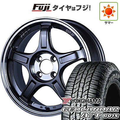 【新品 軽自動車】ハスラー デリカミニ(4WD) 夏タイヤ ホイール4本セット 165/60R15 ヨコハマ ジオランダー A/T G015 RBL SSR GT GTX03 5J 15インチ(送料無料)