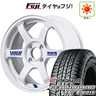 【新品 軽自動車】N-BOX タント スペーシア 夏タイヤ ホイール4本セット 165/55R15 ヨコハマ ジオランダー A/T G015 RBL RAYS レイズ ボルクレーシング TE37 ソニック 30th ステッカーVer 5.5J 15インチ(送料無料)｜フジ スペシャルセレクション