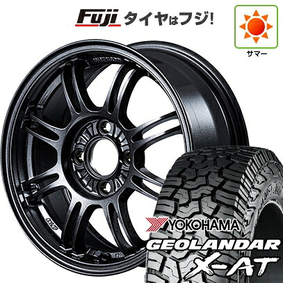 【新品 軽自動車】ハスラー 夏タイヤ ホイール4本セット 165/65R14 ヨコハマ ジオランダー X-AT G016 RBL RAYS レイズ A LAP 6J 14インチ(送料無料)