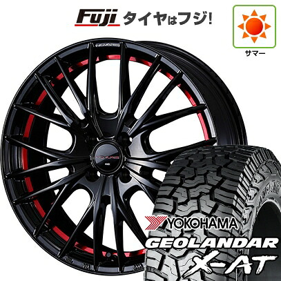 【新品 軽自動車】タフト ソリオ 夏タイヤ ホイール4本セット 165/65R15 ヨコハマ ジオランダー X-AT G016 RBL WEDS ウェッズ ノヴァリス ローグ QR 4.5J 15インチ(送料無料)｜フジ スペシャルセレクション