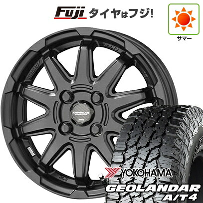 【新品 軽自動車】ハスラー デリカミニ(4WD) 夏タイヤ ホイール4本セット 165/60R15 ヨコハマ ジオランダー A/T4 G018 RBL 共豊 サーキュラー C10S 4.5J 15インチ(送料無料)｜フジ スペシャルセレクション