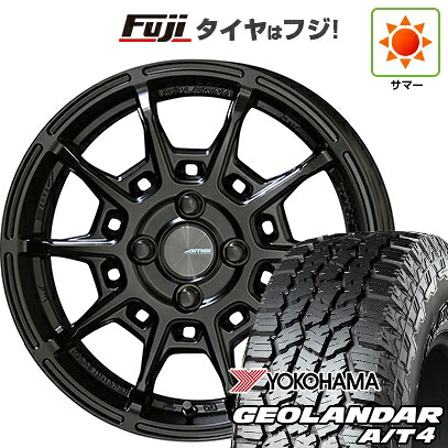 【新品 軽自動車】タフト ソリオ 夏タイヤ ホイール4本セット 165/65R15 ヨコハマ ジオランダー A/T4 G018 RBL 共豊 ガレルナ レフィーノ 4.5J 15インチ(送料無料)|フジ スペシャルセレクション
