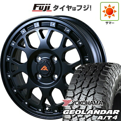 【新品 軽自動車】N-BOX タント スペーシア 夏タイヤ ホイール4本セット 155/65R14 ヨコハマ ジオランダー A/T4 G018 RBL ドゥオール アルジェノン フェニーチェ クロスXC8 5J 14インチ(送料無料)