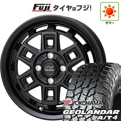 【新品 軽自動車】ハスラー デリカミニ(4WD) 夏タイヤ ホイール4本セット 165/60R15 ヨコハマ ジオランダー A/T4 G018 RBL ホットスタッフ マッドクロス アイヴァー 4.5J 15インチ(送料無料)