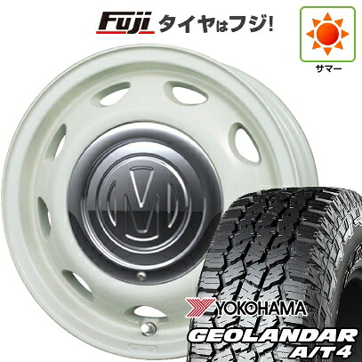 【新品 軽自動車】タフト ソリオ 夏タイヤ ホイール4本セット 165/65R15 ヨコハマ ジオランダー A/T4 G018 RBL クリムソン ディーン ミニ 5J 15インチ(送料無料)|フジ スペシャルセレクション