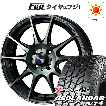 【新品 軽自動車】ハスラー デリカミニ(4WD) 夏タイヤ ホイール4本セット 165/60R15 ヨコハマ ジオランダー A/T4 G018 RBL WEDS ウェッズスポーツ SA-25R 5J 15インチ(送料無料)｜フジ スペシャルセレクション