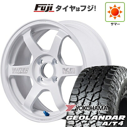 【新品 軽自動車】ハスラー デリカミニ(4WD) 夏タイヤ ホイール4本セット 165/60R15 ヨコハマ ジオランダー A/T4 G018 RBL RAYS レイズ ボルクレーシング TE37 ソニック 30th マシニングVer 5J 15インチ(送料無料)