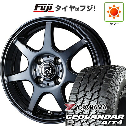 【新品 軽自動車】N-BOX タント スペーシア 夏タイヤ ホイール4本セット 155/65R14 ヨコハマ ジオランダー A/T4 G018 RBL WEDS ウェッズ ライツレー KW 4.5J 14インチ(送料無料)