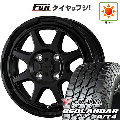【新品 軽自動車】タフト ソリオ 夏タイヤ ホイール4本セット 165/65R15 ヨコハマ ジオランダー A/T4 G018 RBL WEDS ウェッズアドベンチャー スタットベルク 4.5J 15インチ(送料無料)
