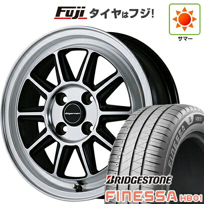 【新品 軽自動車】N-BOX タント スペーシア 夏タイヤ ホイール4本セット 165/55R15 ブリヂストン フィネッサ HB01 ドゥオール アルジェノン フェニーチェ RX-4 5J 15インチ(送料無料)