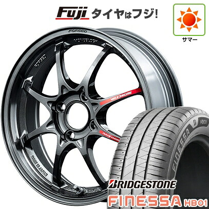 【新品 軽自動車】N-BOX タント スペーシア 夏タイヤ ホイール4本セット 165/55R15 ブリヂストン フィネッサ HB01 RAYS レイズ ボルクレーシング CE28 クラブレーサー2 5J 15インチ(送料無料)