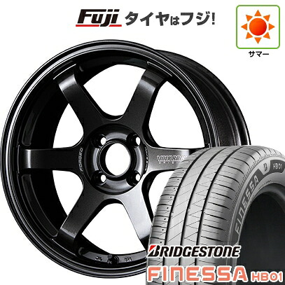 【新品 軽自動車】N-BOX タント スペーシア 夏タイヤ ホイール4本セット 165/55R15 ブリヂストン フィネッサ HB01 RAYS レイズ ボルクレーシング TE37 ソニック 5.5J 15インチ(送料無料)