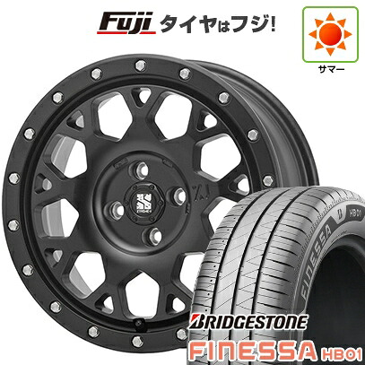 【新品 軽自動車】N-BOX タント スペーシア 夏タイヤ ホイール4本セット 165/55R15 ブリヂストン フィネッサHB01 MLJ エクストリームJ XJ04 4.5J 15インチ(送料無料)|フジ スペシャルセレクション
