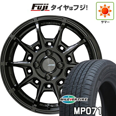 【新品国産車用4穴100】 夏タイヤ ホイール4本セット 185/65R15 ミレバー ミレコンフォート MP071(限定) 共豊 ガレルナ レフィーノ 6J 15インチ(送料無料)|フジ スペシャルセレクション
