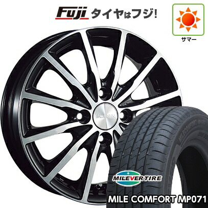 【新品 軽自動車】ハスラー デリカミニ(4WD) 夏タイヤ ホイール4本セット 165/60R15 ミレバー ミレコンフォート MP071(限定) ブリヂストン バルミナ A12 4.5J 15インチ(送料無料)