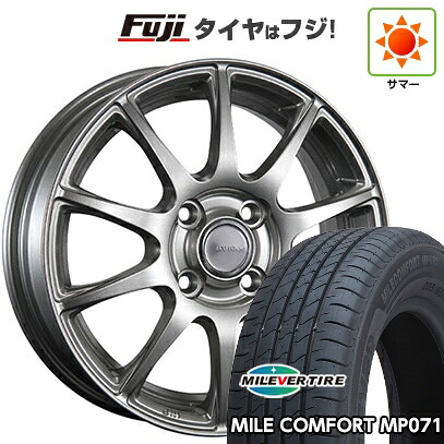 【新品 軽自動車】ハスラー デリカミニ(4WD) 夏タイヤ ホイール4本セット 165/60R15 ミレバー ミレコンフォート MP071(限定) ブリヂストン エコフォルム SE-23 4.5J 15インチ(送料無料)