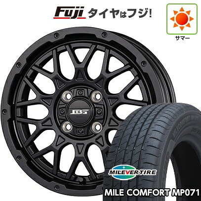 【新品 軽自動車】ハスラー デリカミニ(4WD) 夏タイヤ ホイール4本セット 165/60R15 ミレバー ミレコンフォート MP071(限定) コーセイ ボトムガルシア シャドウバーツ 4.5J 15インチ(送料無料)