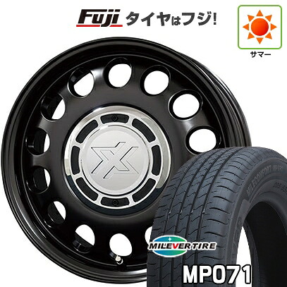 【新品国産車用4穴100】 夏タイヤ ホイール4本セット 185/60R15 ミレバー ミレコンフォート MP071(限定) コスミック クロスブラッド スティール 6J 15インチ(送料無料)|フジ スペシャルセレクション