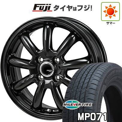 【新品国産車用4穴100】 夏タイヤ ホイール4本セット 185/65R15 ミレバー ミレコンフォート MP071(限定) モンツァ ZACK JP-209 5.5J 15インチ(送料無料)｜フジ スペシャルセレクション