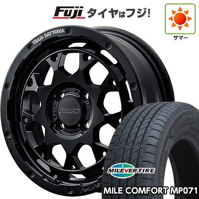 【新品 軽自動車】ハスラー デリカミニ(4WD) 夏タイヤ ホイール4本セット 165/60R15 ミレバー ミレコンフォート MP071(限定) RAYS レイズ デイトナ M9+ 5J 15インチ(送料無料)|フジ スペシャルセレクション