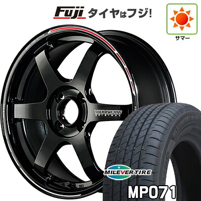 【新品国産車用4穴100】 夏タイヤ ホイール4本セット 185/65R15 ミレバー ミレコンフォート MP071(限定) RAYS レイズ ボルクレーシング TE37 ソニック TIME ATTACK EDITION 6J 15インチ(送料無料)